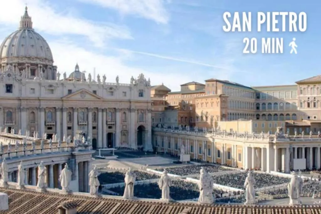 Vatican - St Peter Loft A San Pietro Con Netflix Lägenhet Rom